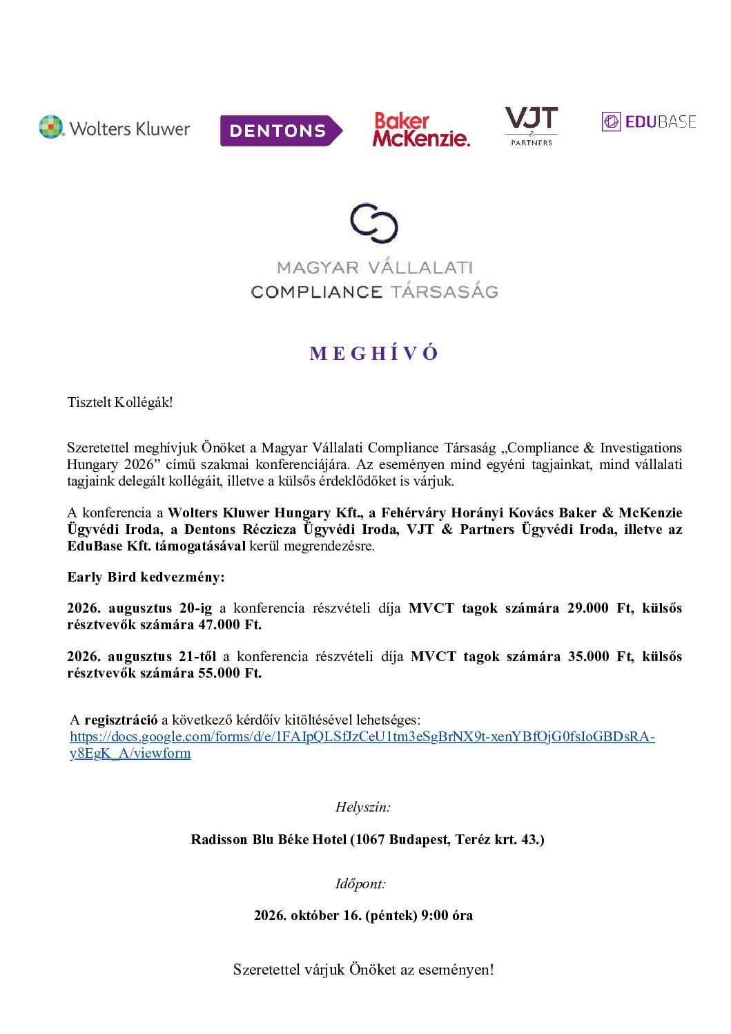 Compliance & Investigations Hungary 2026
