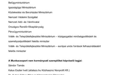 Sajtóközlemény-Az MVCT tagja lett a Korrupcióellenes Munkacsoportnak
